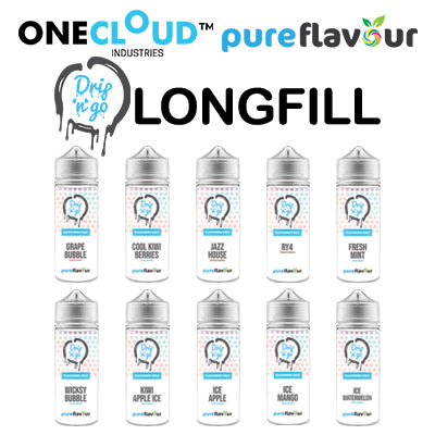 Drip N Go | Pods N Salts | Long Fill | 30ml in 120ml Bottle