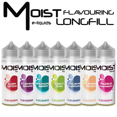 Moist Flavouring Essence | Long Fills | 30ml in a 120ml Bottle