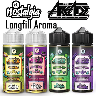 Nostalgia Arcade Longfill Vape Juice Flavour Shot | 120ml