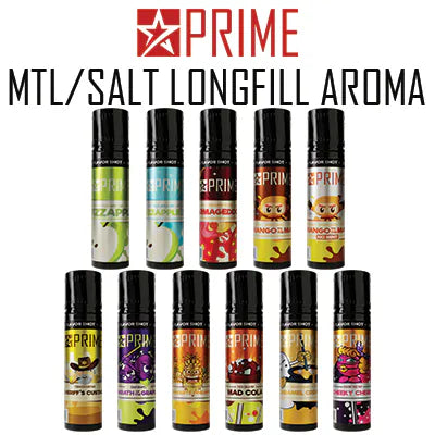 Prime Salts/MTL Flavour Shots | 30ml in 60ml Bottle
