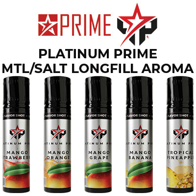 Prime Platinum Salts/MTL Flavour Shots | 30ml in 60ml Bottle