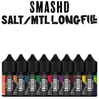 Smash'D Salts/MTL Flavour Shot | Salts/MTL Long Fill | 15ml in a 30ml Bottle