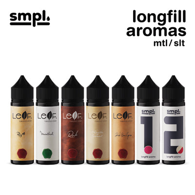 SMPL MTL/Salt Flavour Shot | Salts/MTL | Long Fill | 30ml in 60ml Bottle