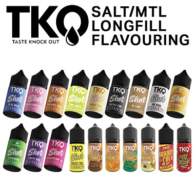 TKO Salt/MTL Flavour Shot | Long Fill | 15ml in 30ml Bottle