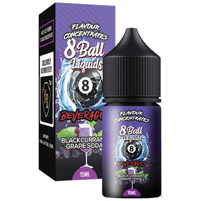 8 Ball - Beverages - Salt/MTL Flavour Shots | Salts/MTL | Long Fills | 15ml in 30ml Bottle