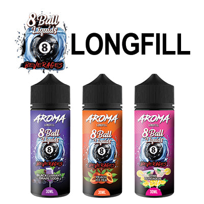 8 Ball - Beverages Flavour Shots | Longfill Aroma | 30ml in 120ml Bottle