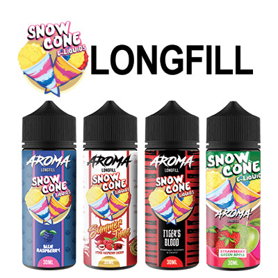 Snow Cone Flavour Shots | Longfill Aroma | 30ml in 120ml Bottle