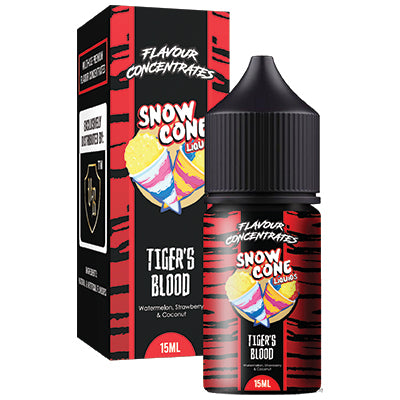 Snow Cone Salt/MTL Flavour Shots | Salts/MTL | Long Fills | 15ml in 30ml Bottle