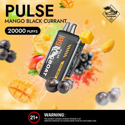 Tugboat Pulse 20k Puffs | 5% nic Salt | Disposable