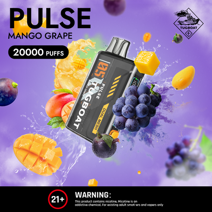 Tugboat Pulse 20k Puffs | 5% nic Salt | Disposable