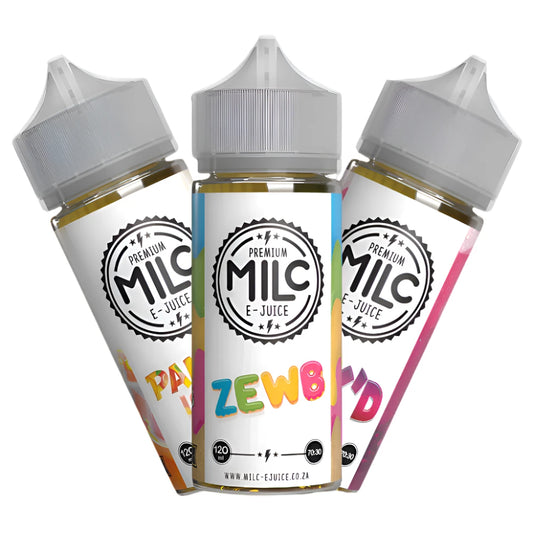 Milc Range | Flavour Shots | Longfill | 30ml in 120ml Bottle