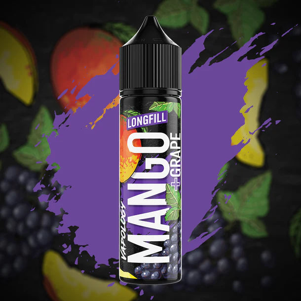 Vapology Mango + Range Salts/MTL Flavour Shots | Salts/MTL Longfills | 30ml in 60ml Bottle