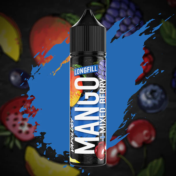 Vapology Mango + Range Salts/MTL Flavour Shots | Salts/MTL Longfills | 30ml in 60ml Bottle