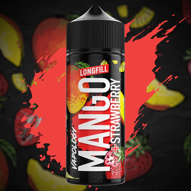 Vapology Mango + Range Flavour Shots | Longfills | 30ml in 120ml Bottle