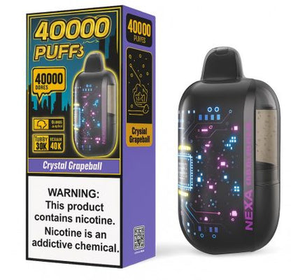 Nexa Ultra Invisi Cloud 40K Puffs Disposable Pod | 5% Nic Salt (Cloud-Free / Smokeless)