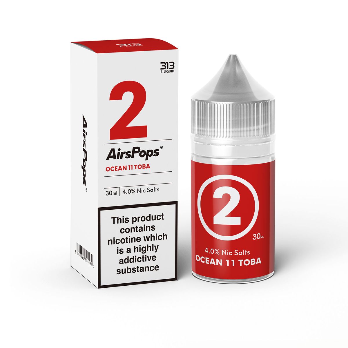 Airscream Airspops 313 | Nic Salts | 30ml | 4%