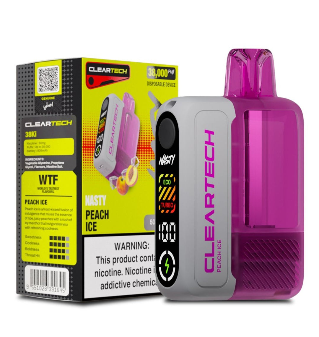 Nasty CLEARTECH 38000 Puff Disposable | 5% Nic Salt