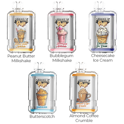 Pudding Puffs - 8000 Puffs Disposable | 3% Nic Salt