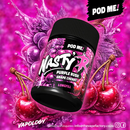 NastyR Salt/MTL Flavour Shot | Long Fill | 30ml in 60ml Bottle