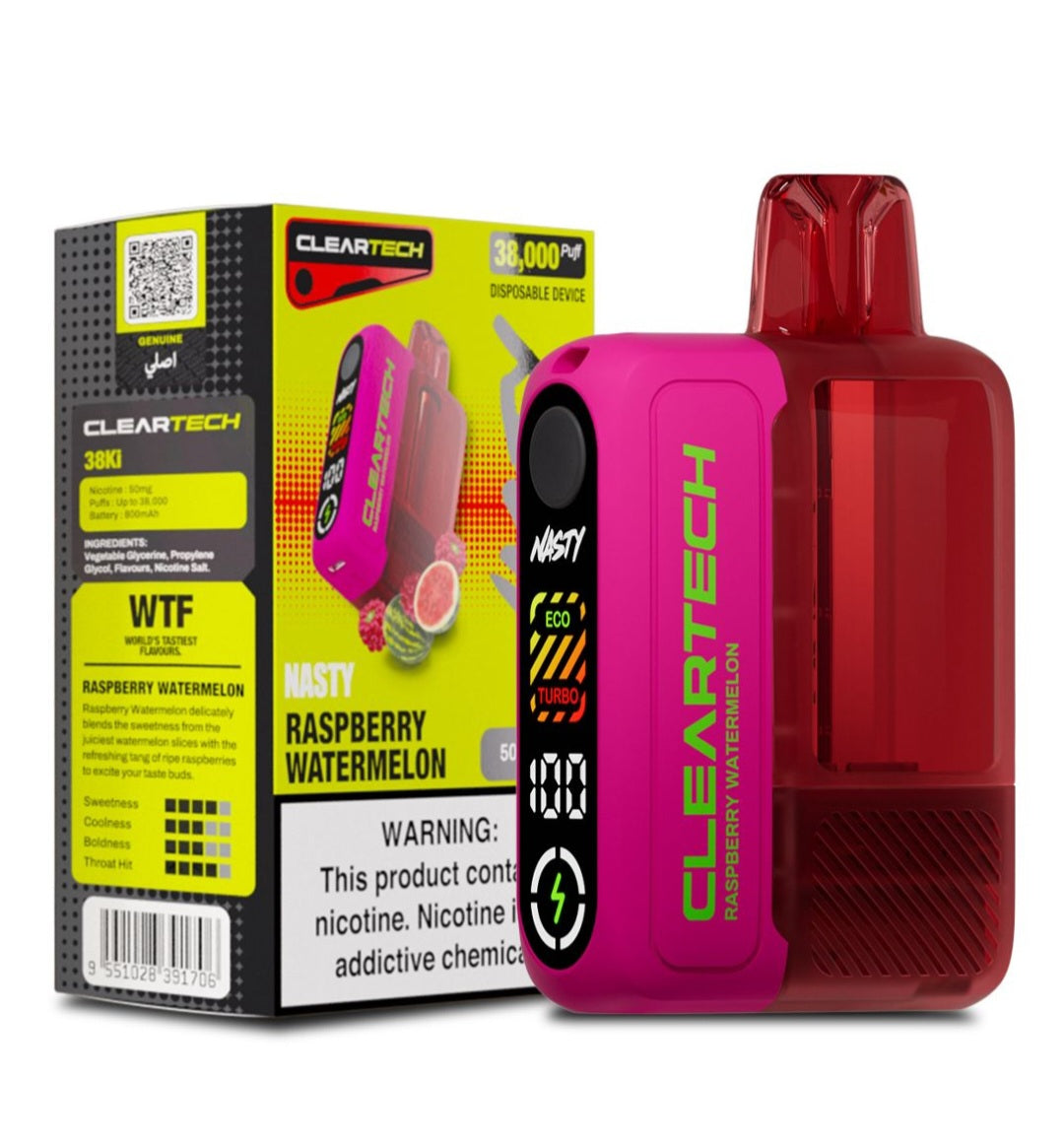 Nasty CLEARTECH 38000 Puff Disposable | 5% Nic Salt