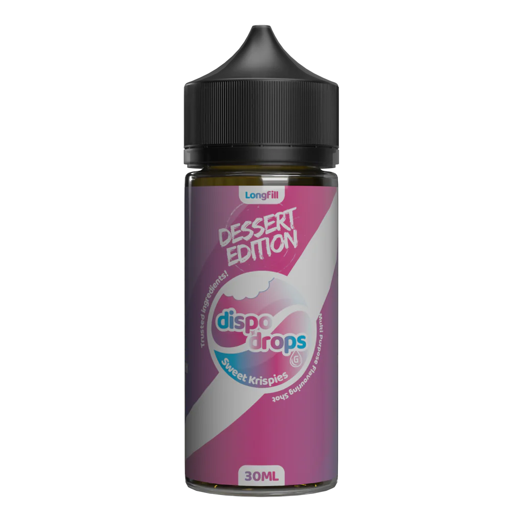 Dispo Drops Dessert Edition Flavour Shot | Long Fill | 30ml in 120ml Bottle