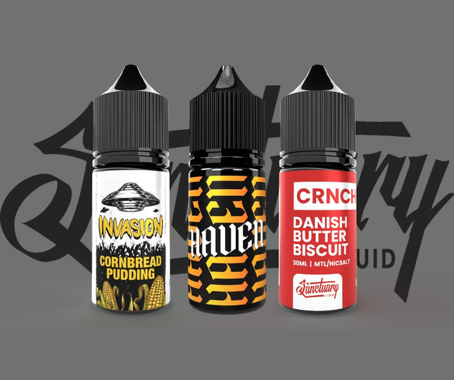 Sanctuary E-Liquids Salts/MTL Long Fill The Vape Studio Sanctuary E-Liquids Salts/MTL Long Fill The Vape Studio