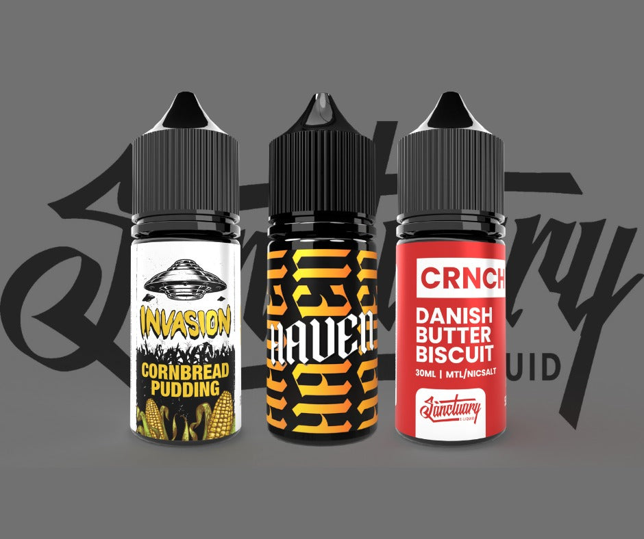 Sanctuary E-Liquids Flavour Shot | Nic Salt / MTL | Long Fill | 15ml in 30ml Bottle