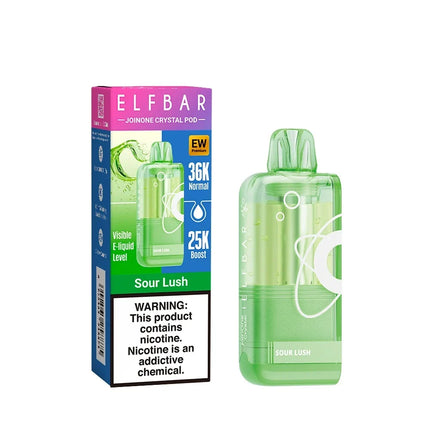 Elf Bar EW 36000 Crystal Flavour Pod | 5% Nic Salt (Without Extended Battery Addon)