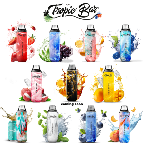 Tropic Bar F-Resin MAX 8000 Puff Disposable | 5% Nic Salt