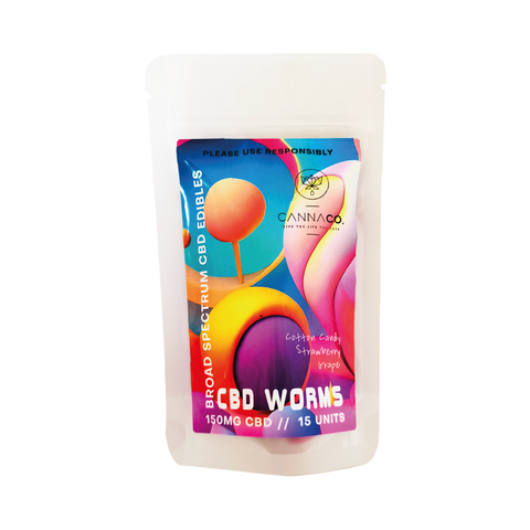 CBD Unicorn Worm Gummies | Cannaco | 150mg