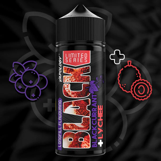 Vapology Black Series Flavour Shots | Longfills | 30ml in 120ml Bottle