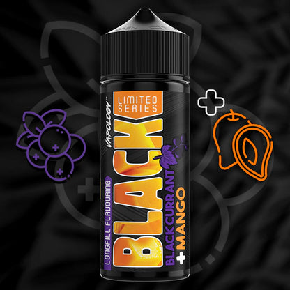 Vapology Black Series Flavour Shots | Longfills | 30ml in 120ml Bottle