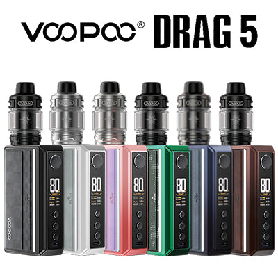 VOOPOO DRAG 5 177W Kit The Vape Studio VOOPOO DRAG 5 177W Kit The Vape Studio