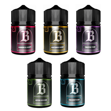 Tobacco Bastards 6Zero Flavour Shots | Salt/MTL|  Long Fill | 30ml in 60ml Bottle