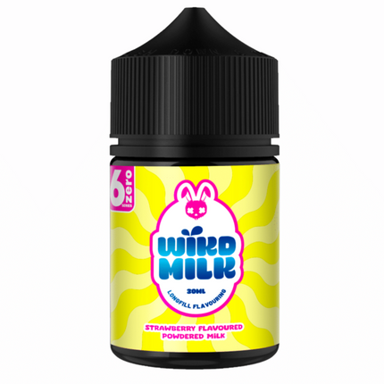 Wikd Milk 6Zero Flavour Shots | Salt/MTL|  Long Fill | 30ml in 60ml Bottle