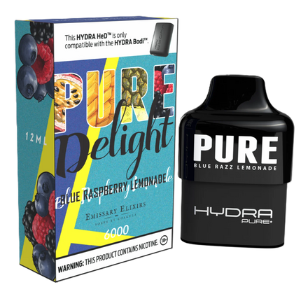 Emissary HYDRA HeDs | Disposable 6000 Puffs | 2.5% & 5% Nic Salts (Free Battery while stock last)