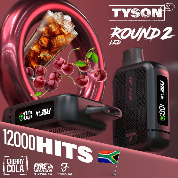 Tyson - Round 2 12000 Puffs Disposable | 5% Nic Salt