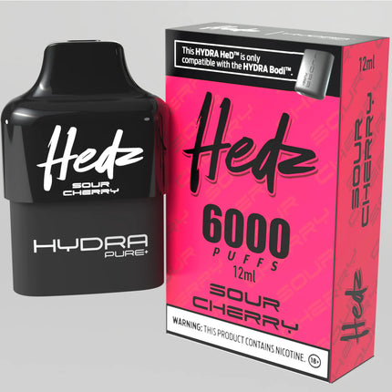 HEDZ HYDRA HeDs | Disposable 6000 Puffs | 5% Nic Salts (Free Battery while stock last)