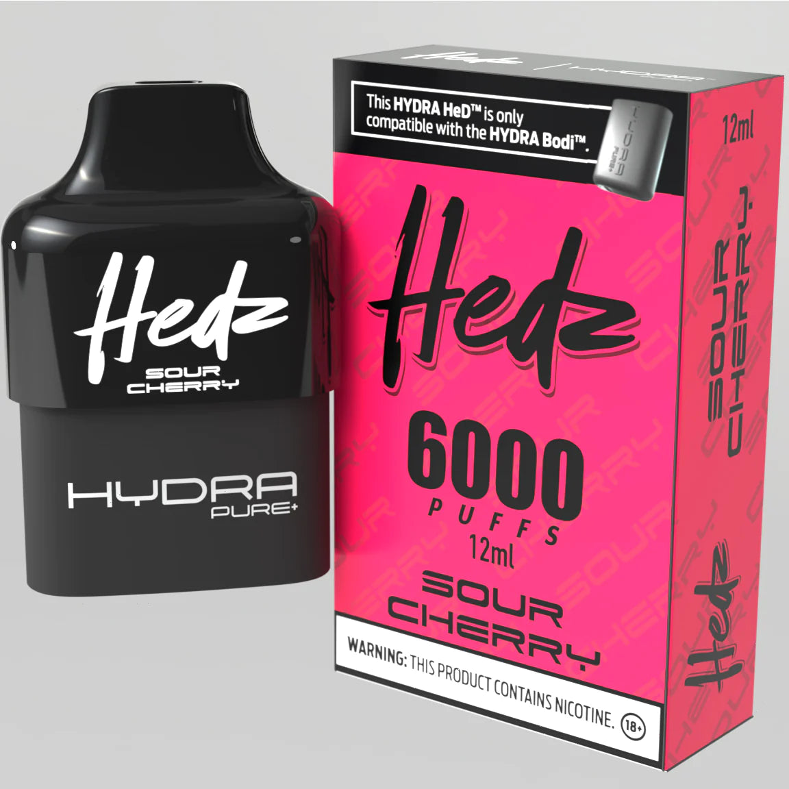 HEDZ HYDRA HeDs | Disposable 6000 Puffs | 5% Nic Salts (Without Battery Pack)