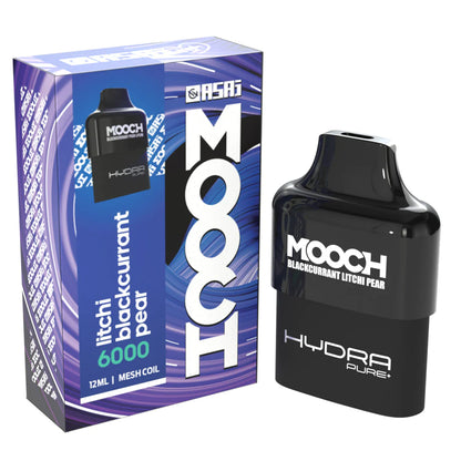 MOOCH HYDRA HeDs | Disposable 6000 Puffs | 2% & 5% Nic Salts (Without Battery Pack)