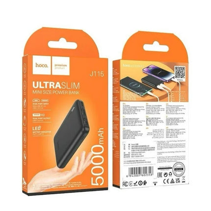 Hoco J115 5000mah Power Bank Black