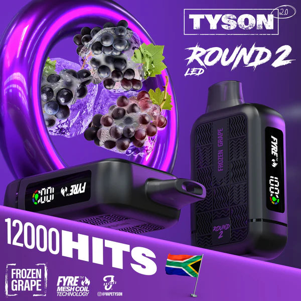 Tyson - Round 2 12000 Puffs Disposable | 5% Nic Salt