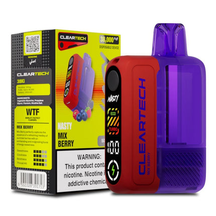 Nasty CLEARTECH 38000 Puff Disposable | 5% Nic Salt
