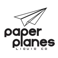 Paper Planes logo - A vape brand known for unique, flavourful e-liquids and smooth, reliable hits for all vapers.