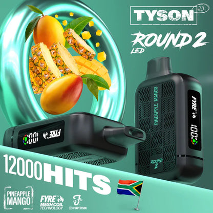 Tyson - Round 2 12000 Puffs Disposable | 5% Nic Salt