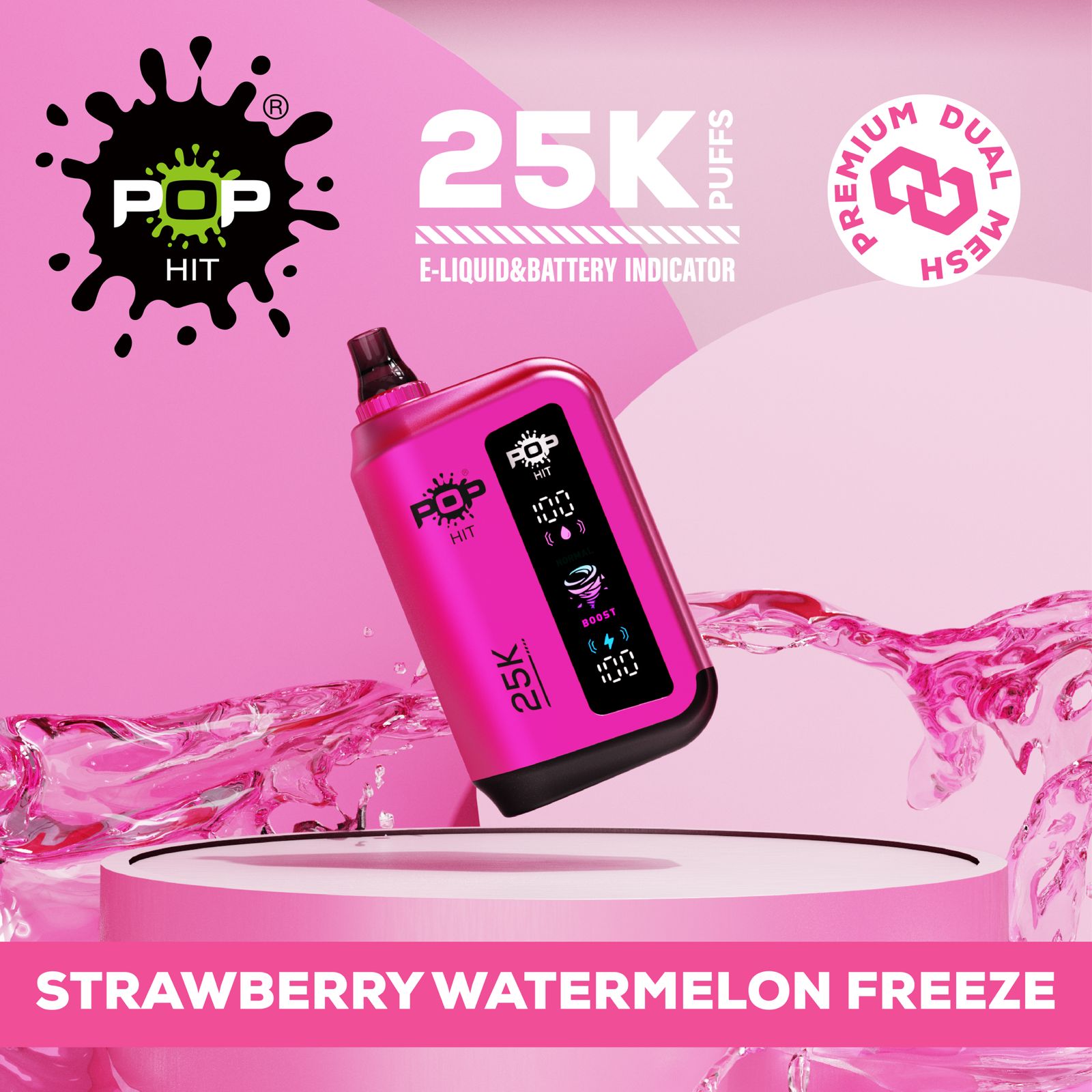Pop Hit 25000 Puffs Disposable Vape | 5% Nic Salts The Vape Studio Pop Hit 25000 Puffs Disposable Vape | 5% Nic Salts The Vape Studio