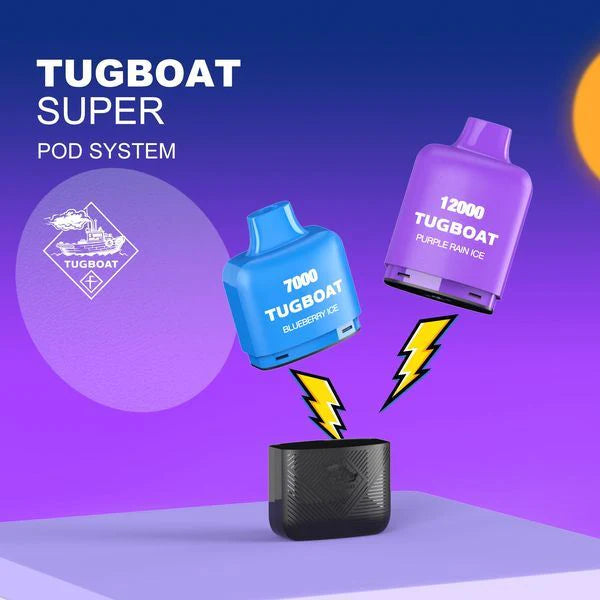 Tugboat Super 12000 Puff Disposable Kit | 5% Nic Salts