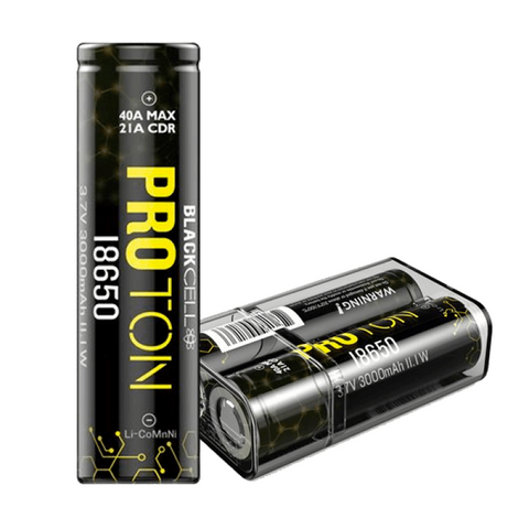 Blackcell Proton 18650 3000mAh Li-ion Rechargeable Battery