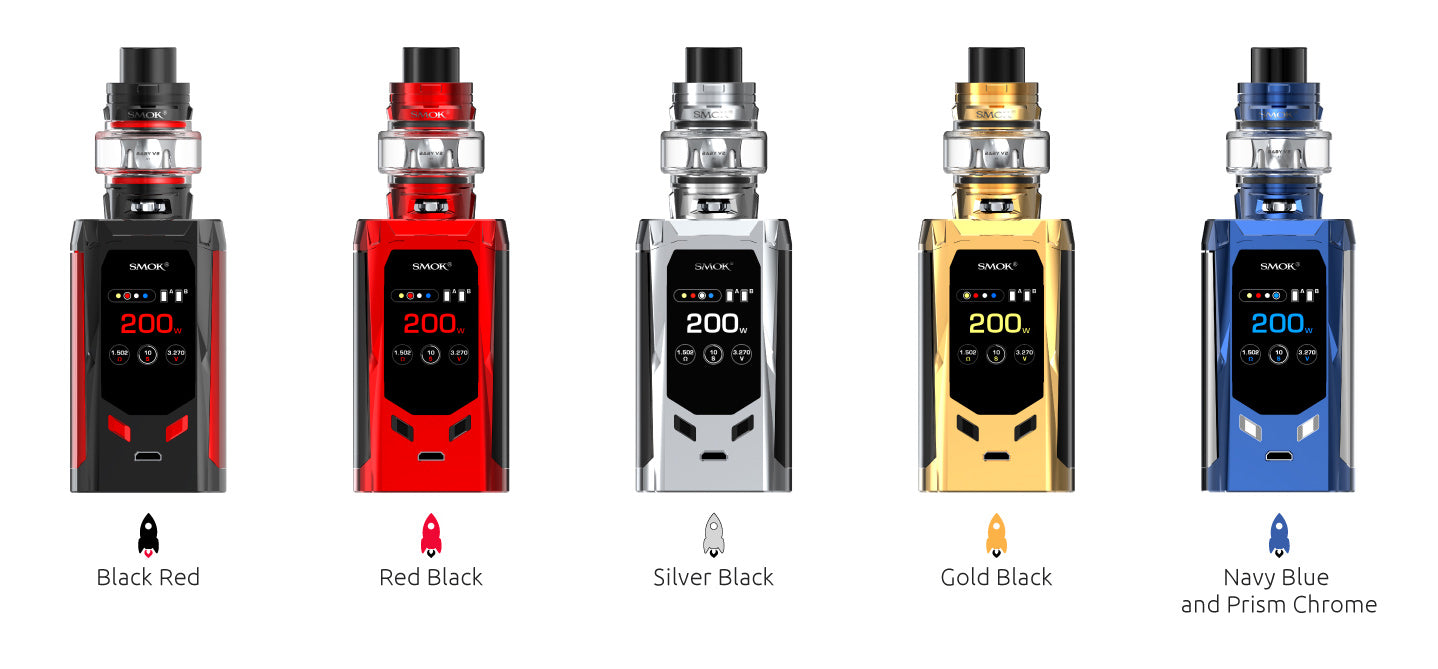 SMOK R-Kiss 200W VW/TC & TFV8 Baby V2 Full Kit