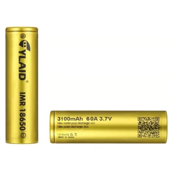 Cylaid 18650 - 3100mah 60A Battery - 18650 / 3100mah Rechargeable Battery